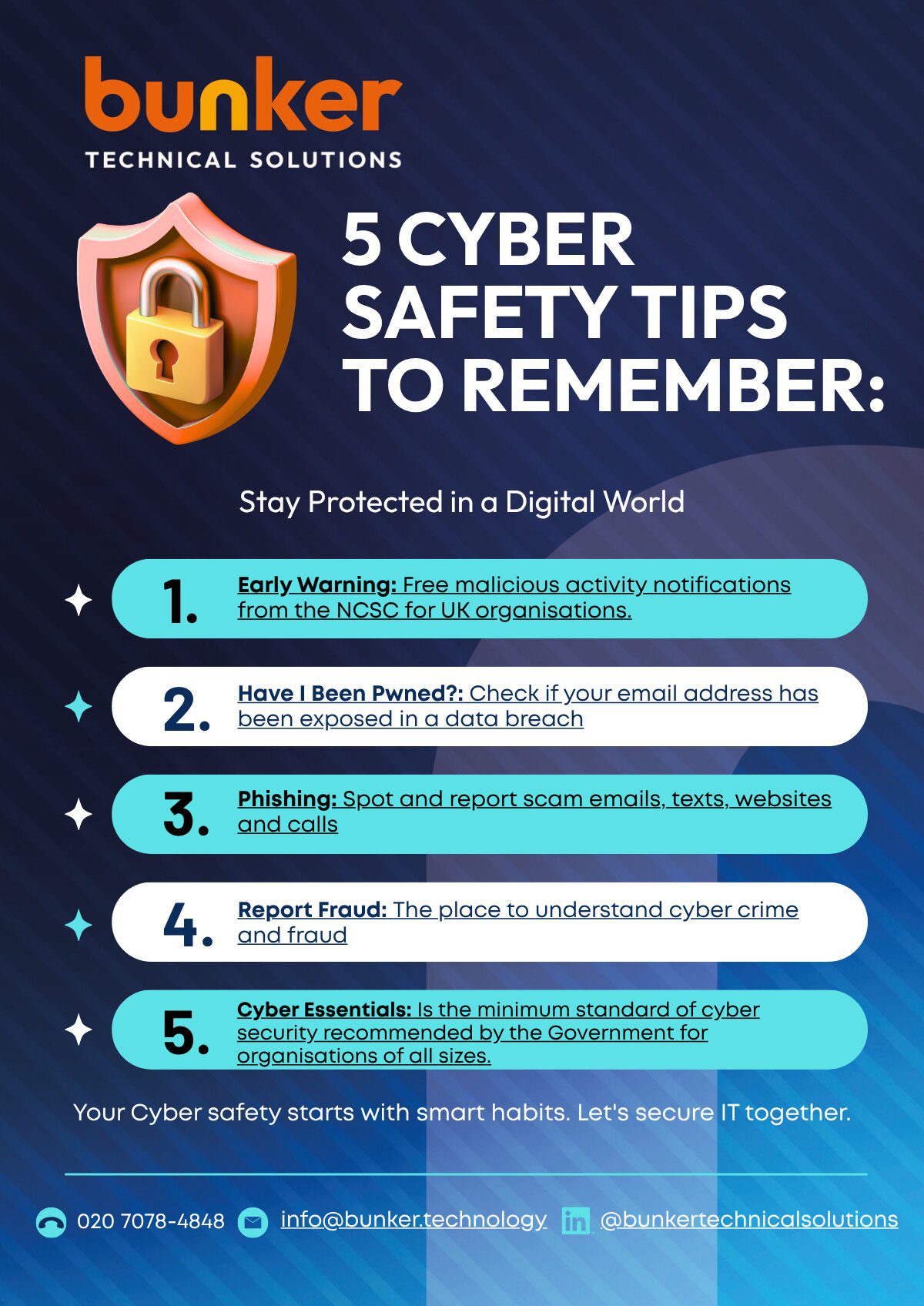 5 Cyber Safety Tips to Remember